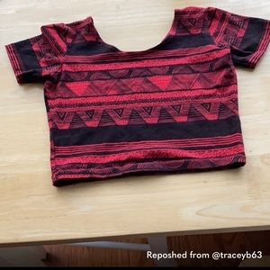 American apparel crop top